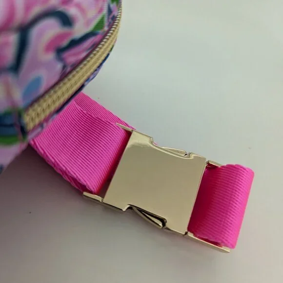 NWOT! Lilly Pulitzer GWP Belt Bag In Gecko Green Tiger Sunrise - Picture 8 of 16